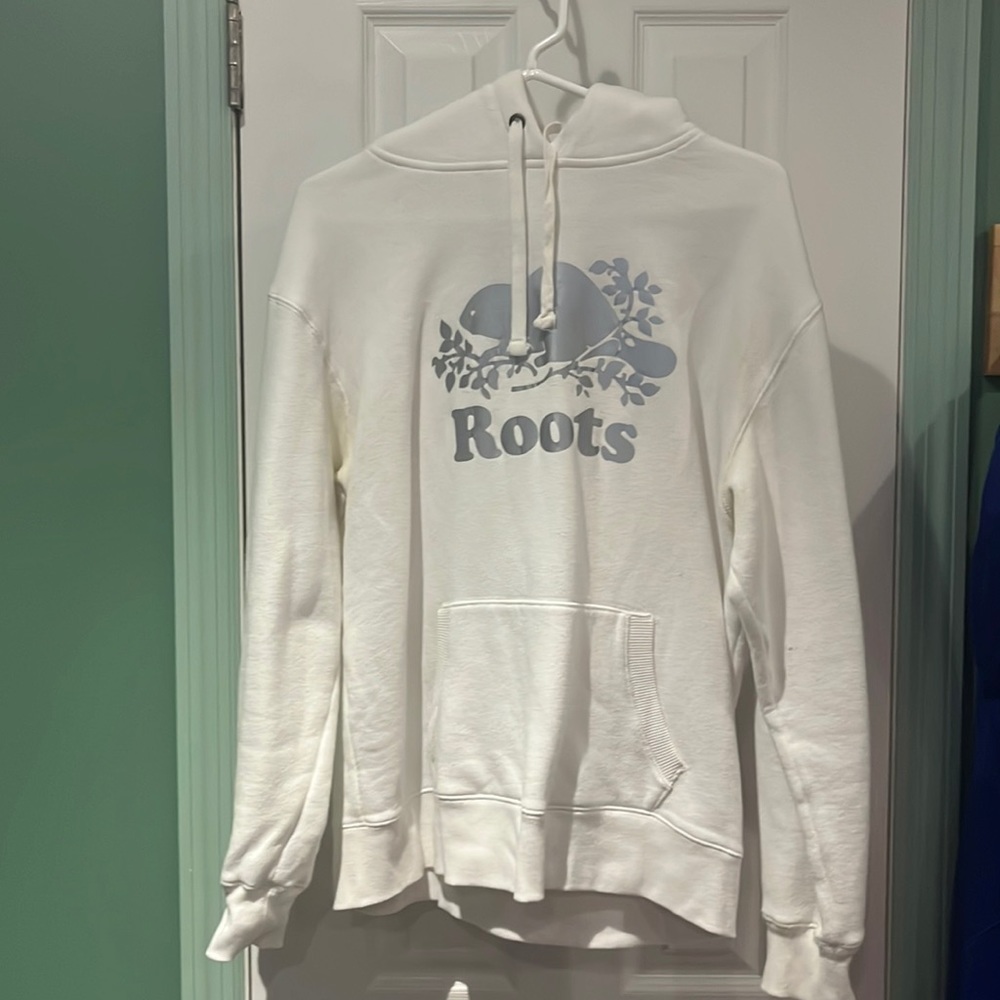 White roots sweatshirt with grey writing - Picture 1 of 3